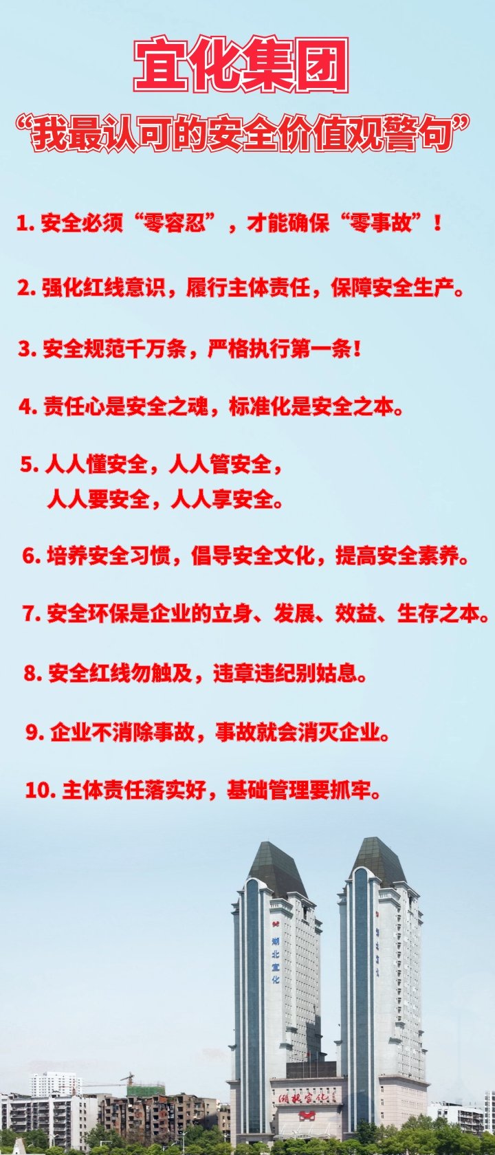 宜化集團(tuán)“我最認(rèn)可的安全價值觀警句”出爐！(圖1)