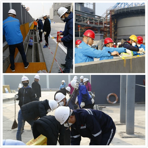 熱火朝天！集團(tuán)總部140余人到股份公司氯堿分廠開展勞動(圖2)