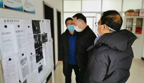 周金平先后到楚星公司、松滋肥業(yè)、實訓基地和股份公司檢查疫情防控工作(圖3)