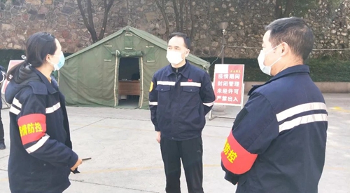 周金平先后到楚星公司、松滋肥業(yè)、實訓基地和股份公司檢查疫情防控工作(圖4)