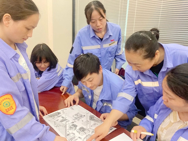 【安全生產(chǎn)月】降解新材料開展“安全我參與，大家來找茬”活動