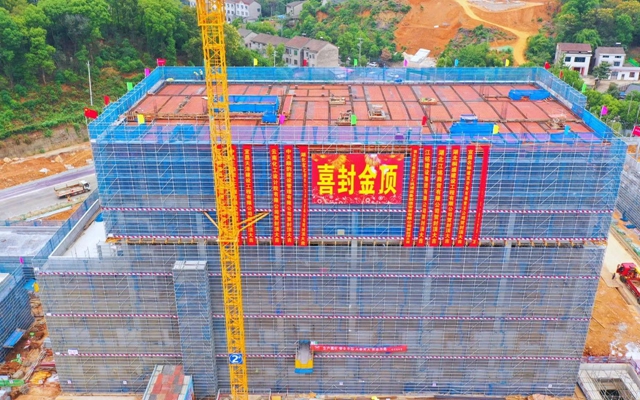 加速推進！宜化楚星整體升級改造項目關鍵裝置主體結構順利封頂