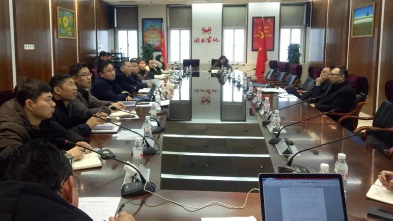 集團組織召開對標學習先進企業(yè)專題會暨企管、生產、設備系統(tǒng)年度總結大會