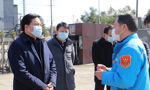 宜都市委書記羅聯(lián)峰到楚星公司檢查督導疫情防控及安全生產情況