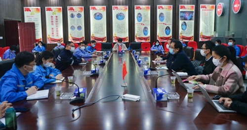 周金平、張濤一行到松滋肥業(yè)駐點(diǎn)推進(jìn)信息化工作