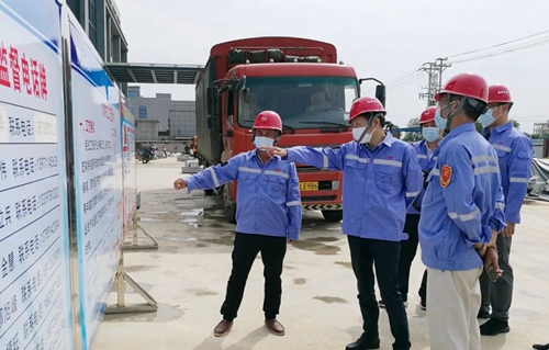 吳正新到TMP、TPO項目及松滋肥業(yè)新項目現(xiàn)場檢查指導(dǎo)工作